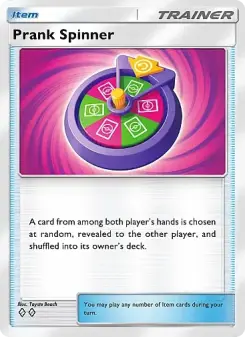 Prank Spinner – Carta Pokémon TCG
