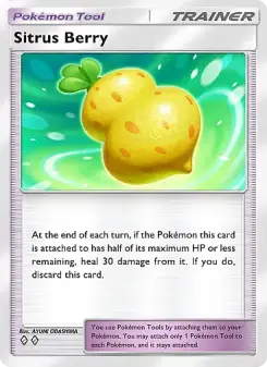 Sitrus Berry – Carta Pokémon TCG