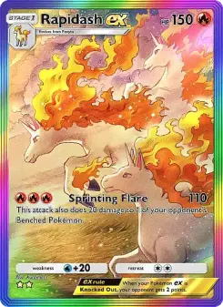 Rapidash ex – Carta Pokémon TCG