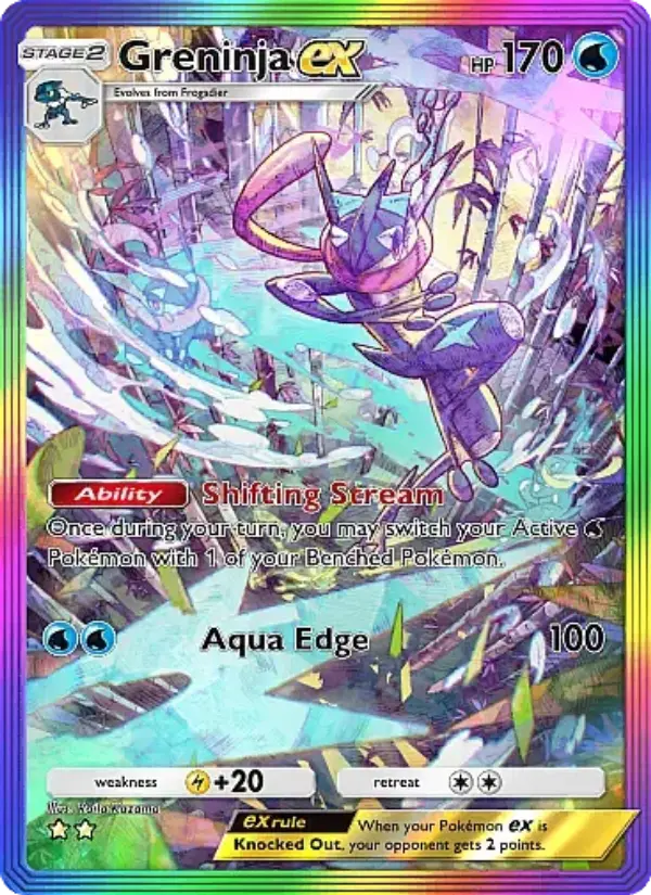 Greninja ex – Pokémon TCG