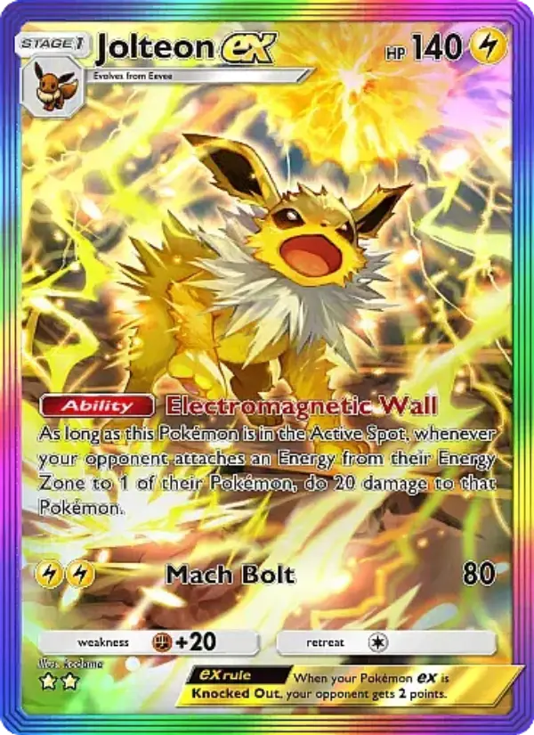 Jolteon ex – Pokémon TCG