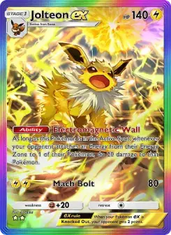 Jolteon ex – Carta Pokémon TCG