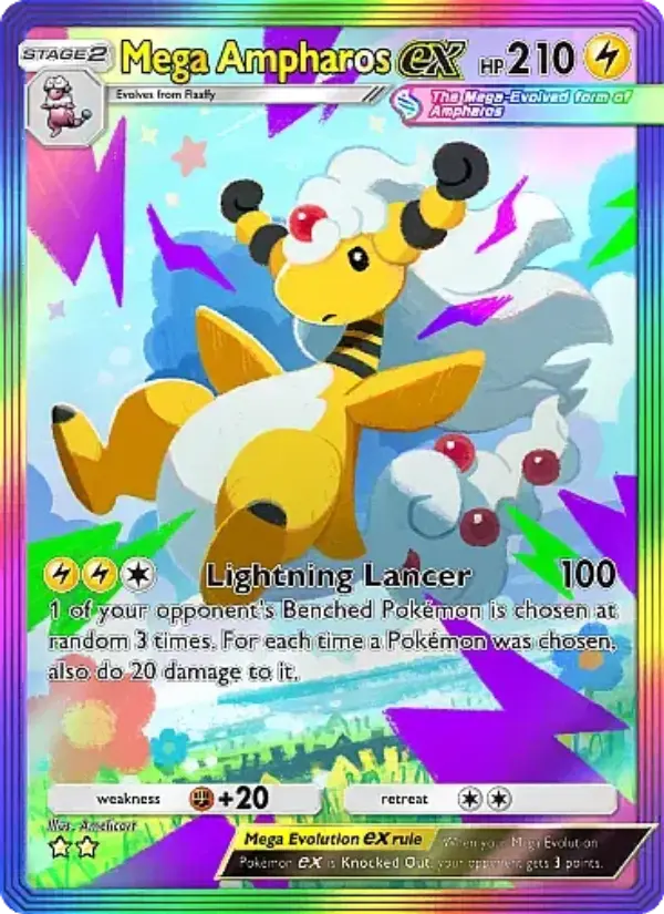 Mega Ampharos ex – Pokémon TCG
