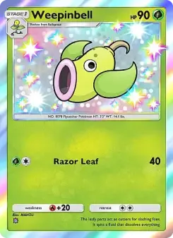 Weepinbell – Carta Pokémon TCG