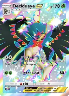 Decidueye ex – Carta Pokémon TCG