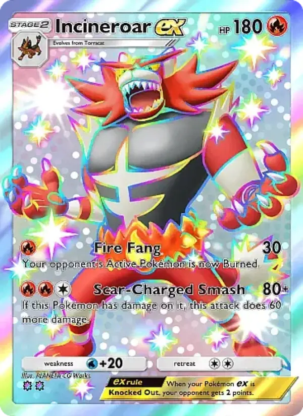 Incineroar ex – Pokémon TCG