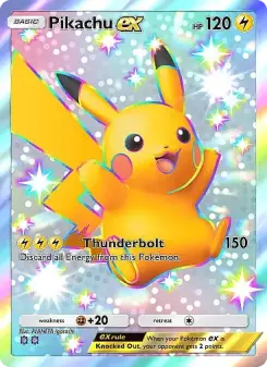 Pikachu ex – Carta Pokémon TCG