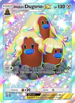 Alolan Dugtrio ex – Carta Pokémon TCG