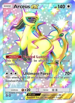 Arceus ex – Carta Pokémon TCG