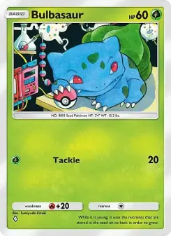 Bulbasaur – Carta Pokémon TCG