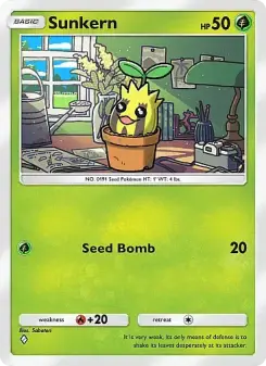 Sunkern – Carta Pokémon TCG
