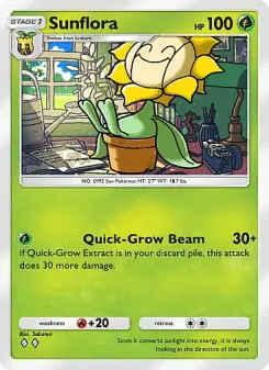 Sunflora – Carta Pokémon TCG