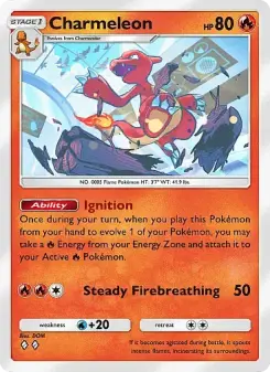 Charmeleon – Carta Pokémon TCG