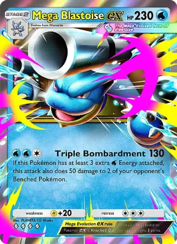 Mega Blastoise ex – Pokémon TCG