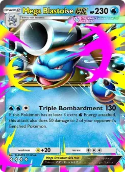 Mega Blastoise ex – Carta Pokémon TCG