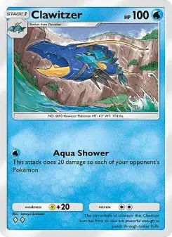Clawitzer – Carta Pokémon TCG