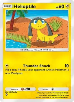 Helioptile – Carta Pokémon TCG