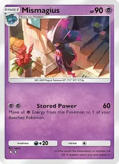Mismagius – Carta Pokémon TCG