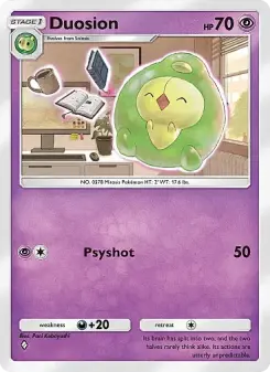 Duosion – Carta Pokémon TCG