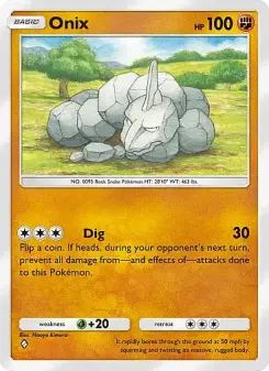 Onix – Carta Pokémon TCG