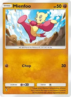 Mienfoo – Carta Pokémon TCG