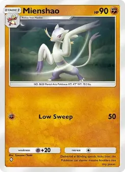 Mienshao – Carta Pokémon TCG