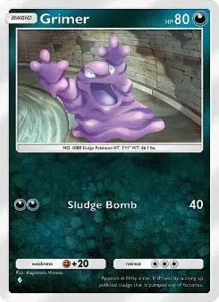Grimer – Carta Pokémon TCG