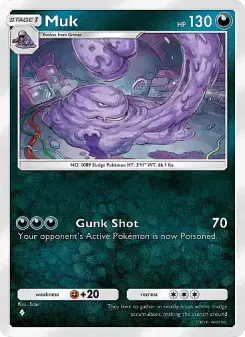 Muk – Carta Pokémon TCG