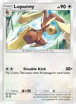 Lopunny – Carta Pokémon TCG