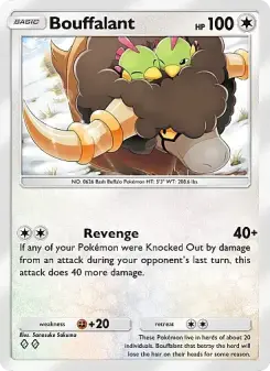Bouffalant – Carta Pokémon TCG