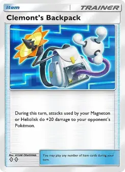 Clemont's Backpack – Carta Pokémon TCG