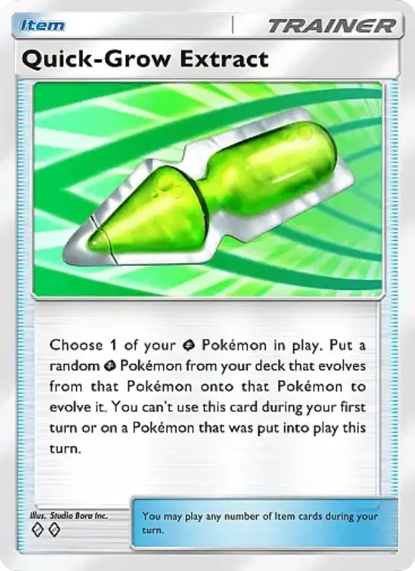 Quick-Grow Extract – Pokémon TCG