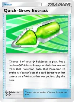 Quick-Grow Extract – Carta Pokémon TCG