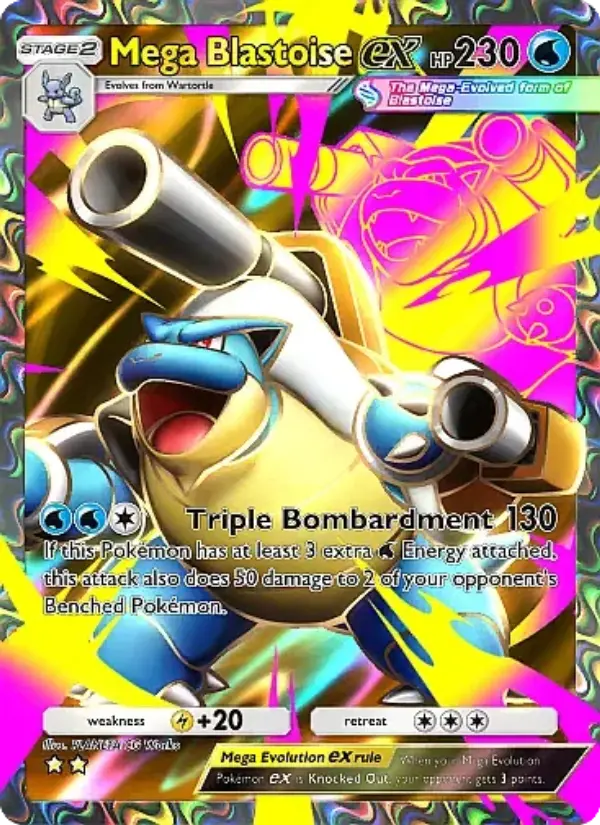 Mega Blastoise ex – Pokémon TCG
