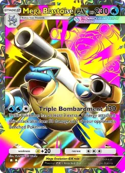 Mega Blastoise ex – Carta Pokémon TCG