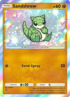 Sandshrew – Carta Pokémon TCG
