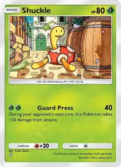 Shuckle – Carta Pokémon TCG