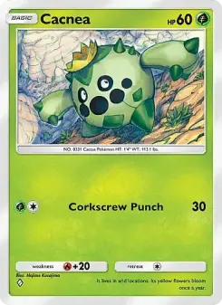 Cacnea – Carta Pokémon TCG