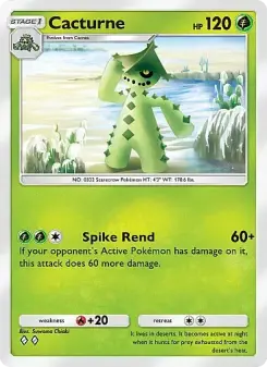 Cacturne – Carta Pokémon TCG