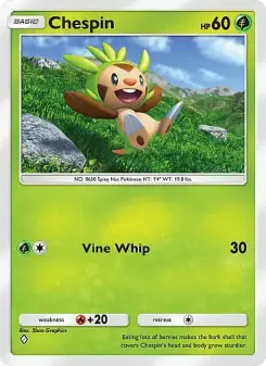 Chespin – Carta Pokémon TCG