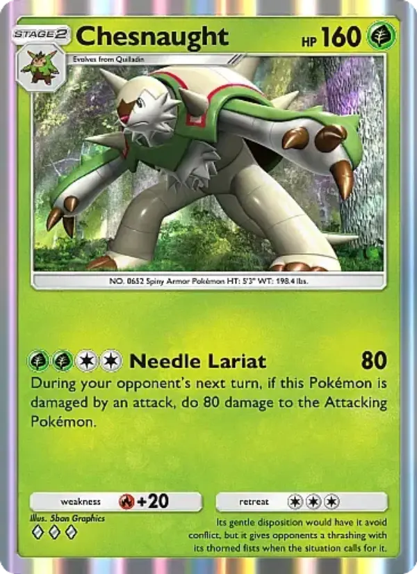 Chesnaught – Pokémon TCG