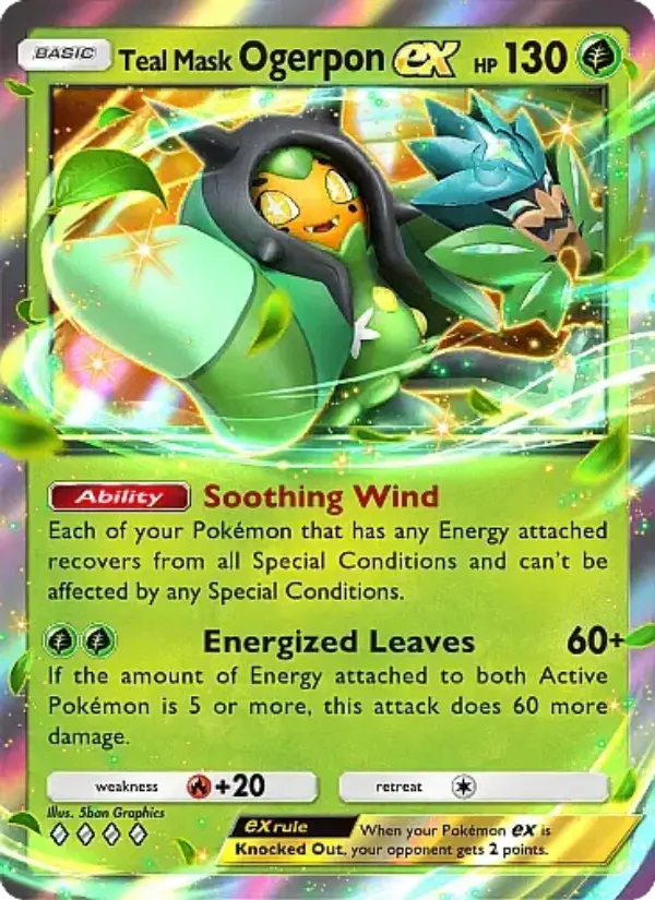 Teal Mask Ogerpon ex – Pokémon TCG