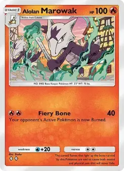 Alolan Marowak – Carta Pokémon TCG