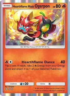 Hearthflame Mask Ogerpon – Carta Pokémon TCG