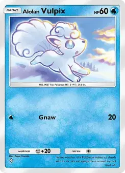 Alolan Vulpix – Carta Pokémon TCG