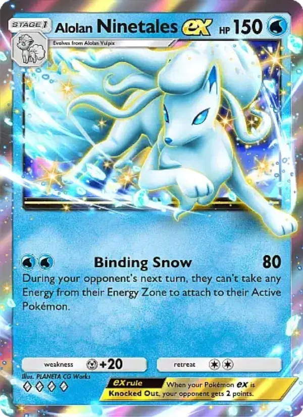 Alolan Ninetales ex – Pokémon TCG