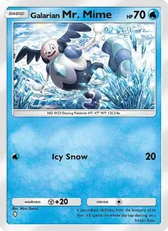 Galarian Mr. Mime – Carta Pokémon TCG