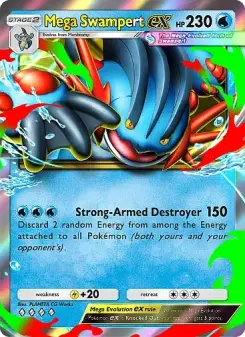 Mega Swampert ex – Carta Pokémon TCG