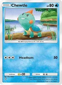 Chewtle – Carta Pokémon TCG