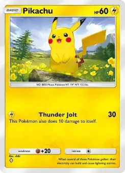 Pikachu – Carta Pokémon TCG